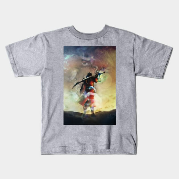 Auron Kids T-Shirt by mcashe_art